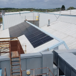 First solar panels installed at Deritend